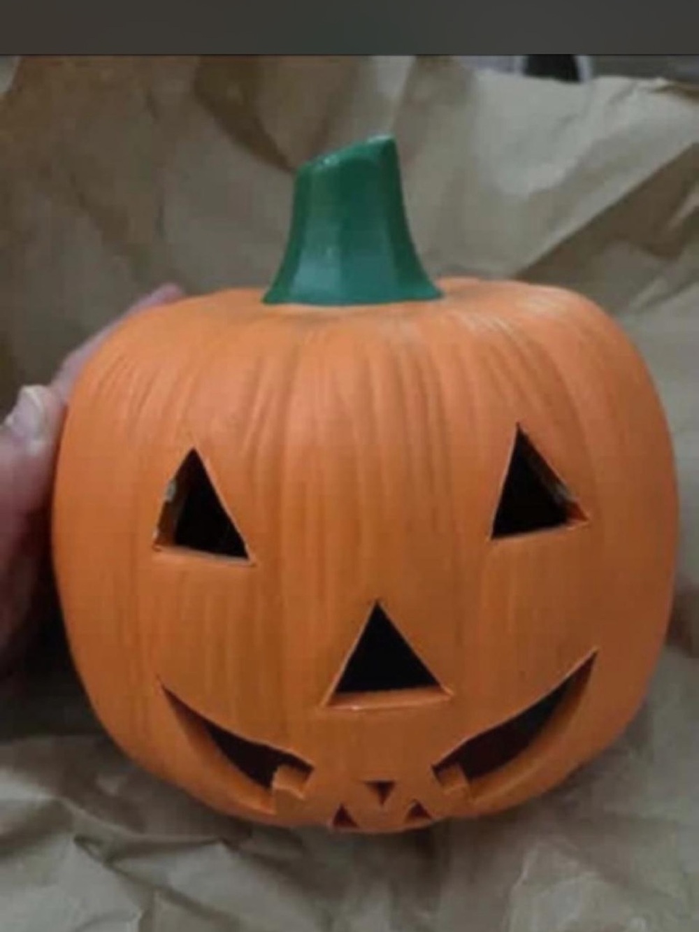 Orange Jack-O'-Lantern